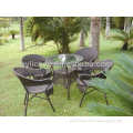 High quality patio furniture outdoor garden aluminum rattan table